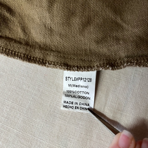 Paper Moon Olive Cargo Shorts Medium - Picture 7 of 8